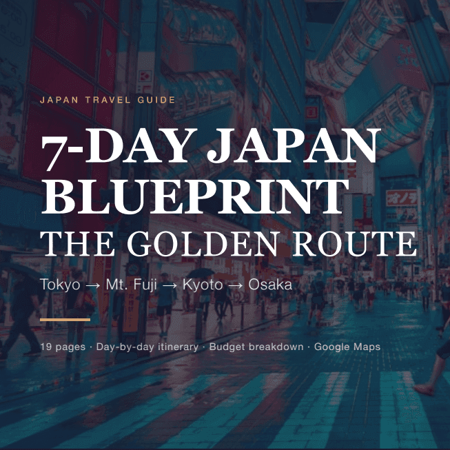 7-Day Japan Blueprint